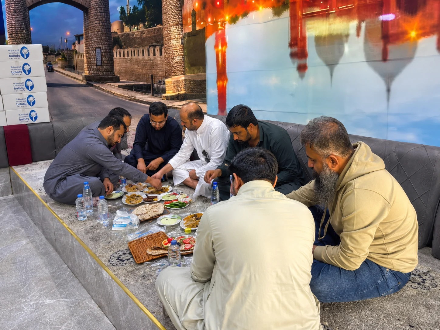 Communal Desi Table